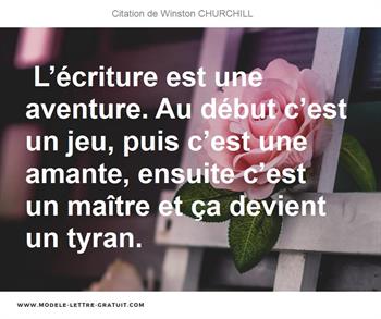 Citations Winston CHURCHILL