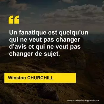 Citation Winston CHURCHILL