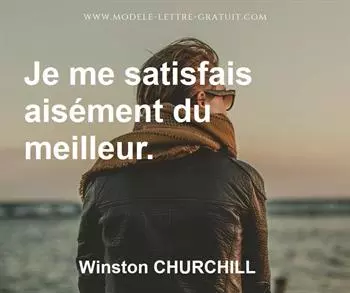 Citation de Winston CHURCHILL