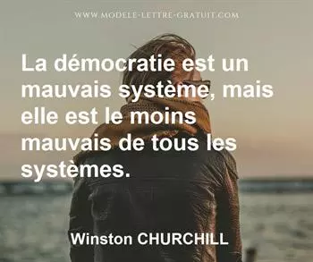 Citation de Winston CHURCHILL