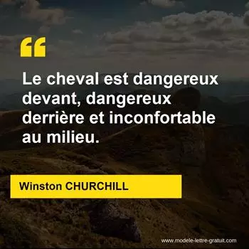 Citation Winston CHURCHILL