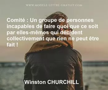 Citation de Winston CHURCHILL