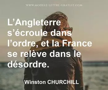 Citation de Winston CHURCHILL