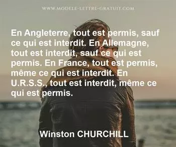 Citation de Winston CHURCHILL
