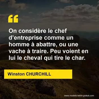 Citation Winston CHURCHILL
