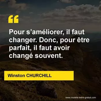 Citation Winston CHURCHILL