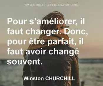 Citation de Winston CHURCHILL