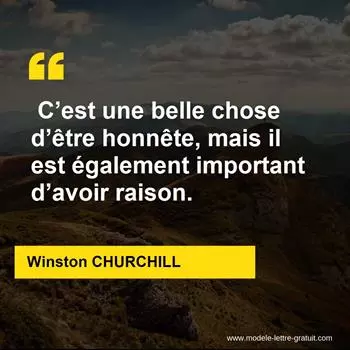 Citation Winston CHURCHILL