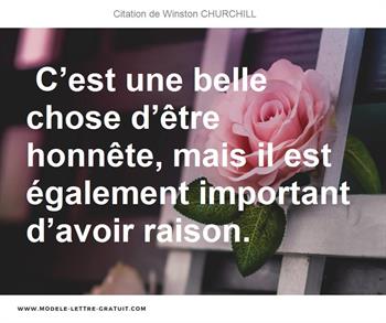 Citations Winston CHURCHILL