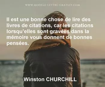 Citation de Winston CHURCHILL