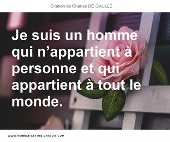 Citations Charles DE GAULLE