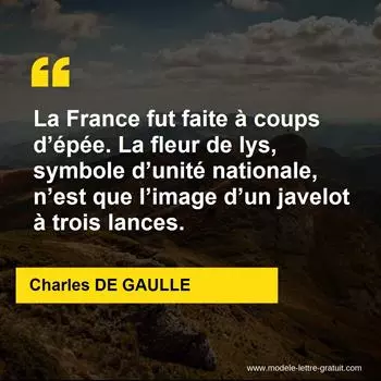 Citation Charles DE GAULLE