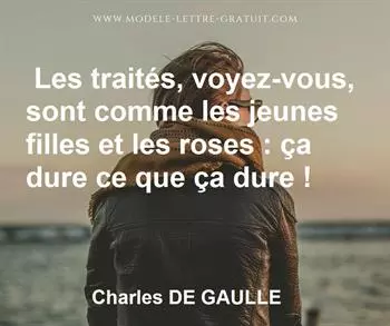 Citation de Charles DE GAULLE
