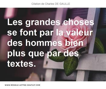 Citations Charles DE GAULLE