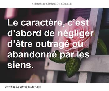 Citations Charles DE GAULLE