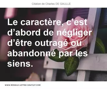 Citations Charles DE GAULLE