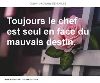Citations Charles DE GAULLE