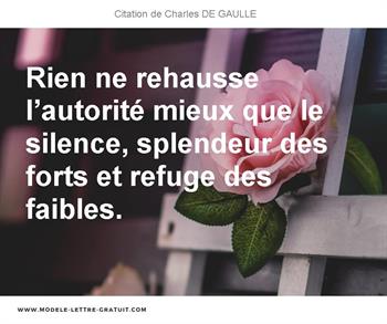 Citations Charles DE GAULLE