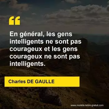 Citation Charles DE GAULLE