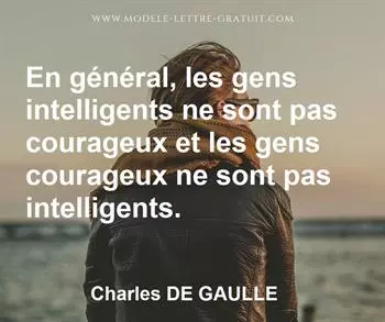 Citation de Charles DE GAULLE
