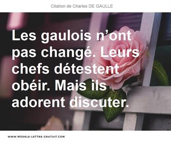 Citations Charles DE GAULLE