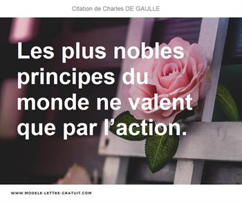 Citations Charles DE GAULLE