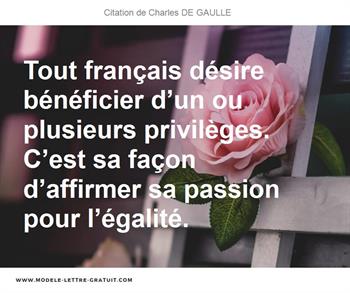 Citations Charles DE GAULLE