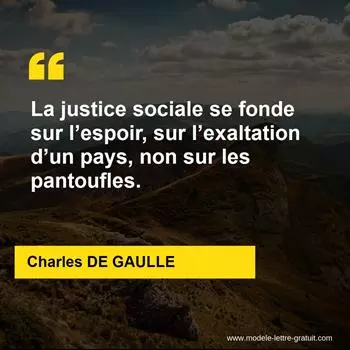 Citation Charles DE GAULLE