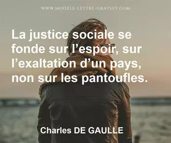 Citation de Charles DE GAULLE