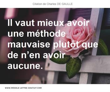Citations Charles DE GAULLE