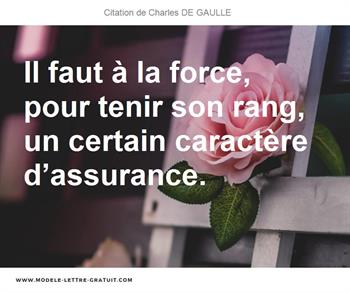 Citations Charles DE GAULLE