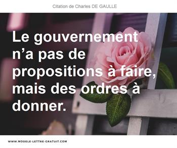 Citations Charles DE GAULLE