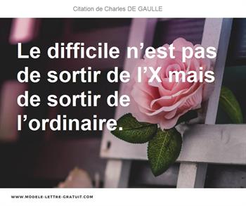 Citations Charles DE GAULLE