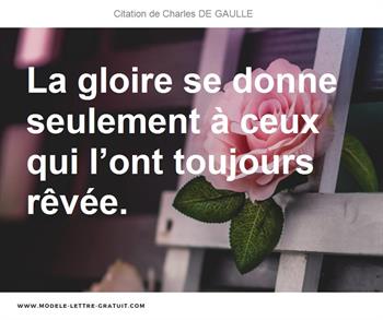 Citations Charles DE GAULLE