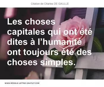 Citations Charles DE GAULLE