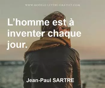 Citation de Jean-Paul SARTRE