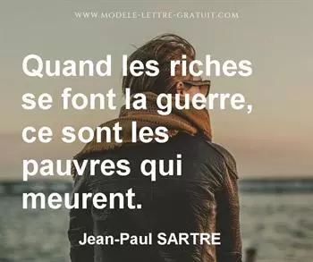 Citation de Jean-Paul SARTRE