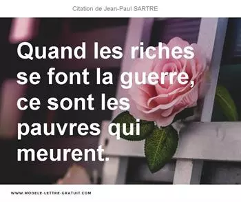 Citations Jean-Paul SARTRE