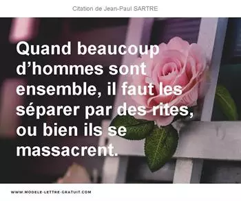 Citations Jean-Paul SARTRE