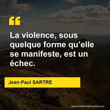 Citation Jean-Paul SARTRE