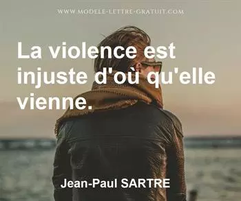 Citation de Jean-Paul SARTRE