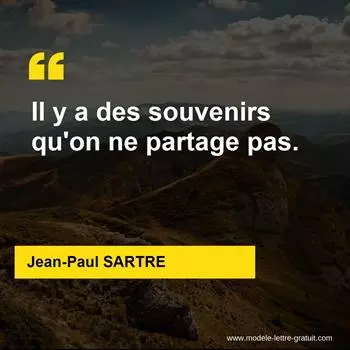 Citation Jean-Paul SARTRE