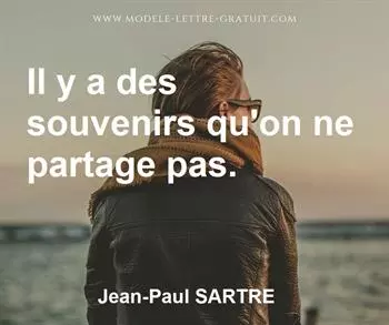 Citation de Jean-Paul SARTRE