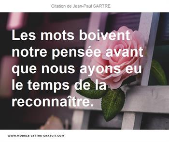 Citations Jean-Paul SARTRE