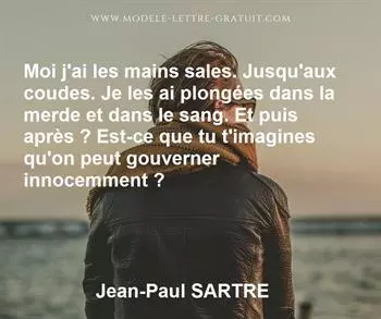 Citation de Jean-Paul SARTRE