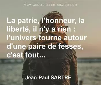 Citation de Jean-Paul SARTRE