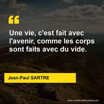 Citation Jean-Paul SARTRE