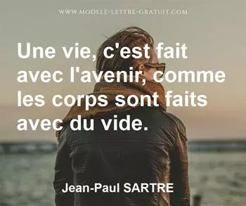 Citation de Jean-Paul SARTRE
