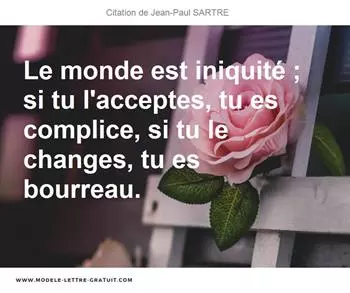 Citations Jean-Paul SARTRE