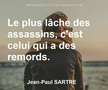 Citation de Jean-Paul SARTRE